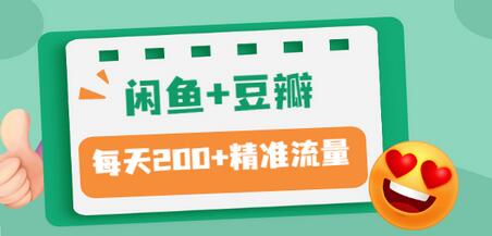 【副业项目3442期】闲鱼和豆瓣精准引流全系列课程，每天引流200+精准粉（闲鱼引流推广怎么做）-火花副业网