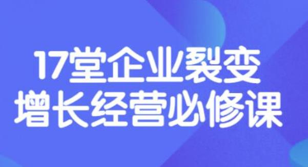 【副业项目3838期】张琦《盈利增长17堂必修课》企业裂变增长的经营智慧，带你了解增长的本质-火花副业网