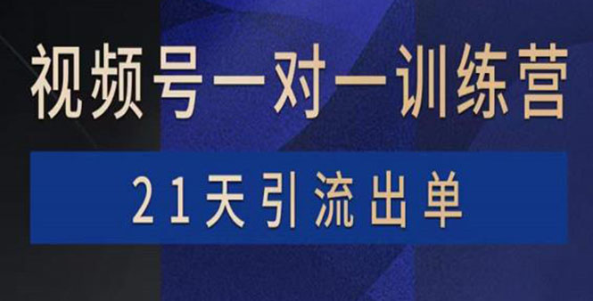 【副业项目4068期】视频号训练营：带货，涨粉，直播，游戏，四大变现新方向，21天引流出单-火花副业网