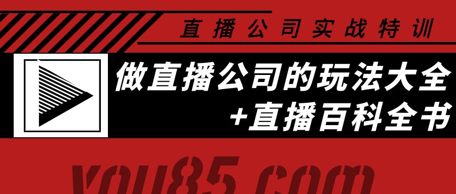 【副业项目4162期】老陈·直播公司实战特训：做直播公司的玩法大全+直播百科全书-火花副业网