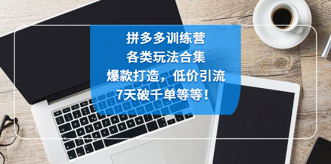 【副业项目4925期】拼多多训练营：各玩法合集，爆款打造，低价引流，7天破千单等等-火花副业网