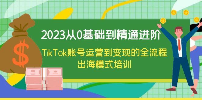 【副业项目6364期】2023从0基础到精通进阶，TikTok账号运营到变现的全流程出海模式培训-火花副业网