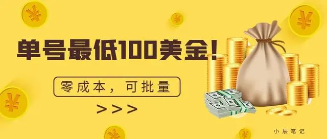 【副业项目7144期】单号最低100美金，零成本，小白无脑操作-火花副业网