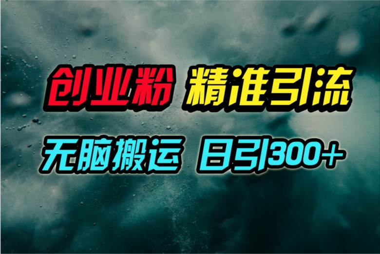 视频号纯搬运日引300+创业粉教程！-火花副业网