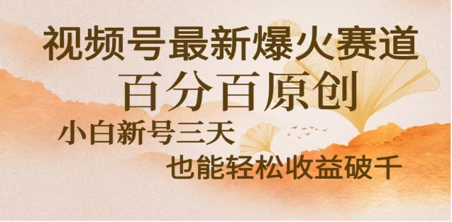 视频号独家玩法，老年养生赛道，无脑搬运爆款视频，日入2000+-火花副业网